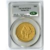 Image 1 : U.S., Liberty Head Double Eagle, 1867-S, $20 Gold, CAC AU Details (Damage, Rim)