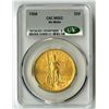 Image 1 : U.S., Saint-Gaudens Double Eagle, 1908 No Motto, $20 Gold, CAC MS 62