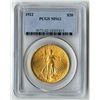 Image 1 : U.S., Saint-Gaudens Double Eagle, 1922, $20 Gold, PCGS MS 62