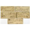 Image 1 : PA. Early American Bank Check and Draft Assortment, ca.1793 to 1900.