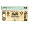 Image 1 : New York, NY. The Chemical Bank, 1830s, $1 Proof Obsolete Banknote