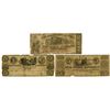 Image 1 : Mississippi Trio of Obsolete Banknotes, 1837 to 1862.