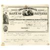 Image 1 : MS. Commercial Bank of Natchez, ca.1830s, Proof Stock Certificate.