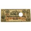 Image 1 : VA. C.S.A, September 2, 1861, $5, T-31, Issued and Cut Cancelled Banknote.