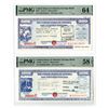 Image 1 : LA. & MI., U. S. Savings Bond, 1973 and 1978, "Series E" Savings Bond I/C Bond Pair.