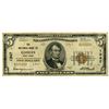 Image 1 : NY., National Bank of Cohoes, New York, $5 T2, Series of 1929, Ch# 1347, Issued Banknote.