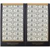 Image 4 : NY., F.R.N., $2, Series of 1976, Fr#1935-B, 3 Uncut Sheets of Banknotes.