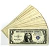 Image 1 : U.S. Silver Certificates, $1, Series 1935E to Series 1957B, Issued Banknote Assortment.