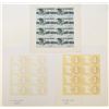 Image 1 : D.C.,  Gas Coupon Specimen and Proof Undertint  Sheets, 1979, Trio.