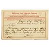 Image 1 : California State Telegraph Co. 1867 Issued Telegram Message about "Ill Chinaman"