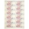 Image 1 : Dura Note Advertising Note ND (ca.1980-90s), Uncut Sheet of 12 Progress Proofs.