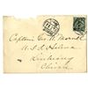 Image 1 : China. 1913 Republic Overprint 3c Coiling Dragon Cover, Shanghai to U.S. Navy Gunboat at Kiukiang.