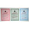 Image 1 : Finland. Finnish Export Credit Ltd., 1990. Lot of 3 Specimen Coupon Bonds, XF-AU. WLG