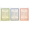 Image 1 : Luxembourg. ideality Global Selection Fund, 1988, Specimen Trio.