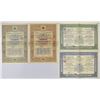 Image 3 : Russia. Imperial Government, City and Railroad Group of 5 I/U Coupon Bonds, ca.1895-1912