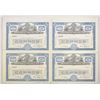Image 1 : MN. Northwest Airlines, Inc., ND (1940 to 1950s), Uncut Sheet of 4 Proof Stock Certificates.