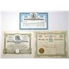 Image 1 : Maryland Stock Certificate Trio, 1895 to 1900, Includes a Specimen and Issued Certificates.