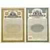 Image 1 : IL & PA. Marshall Field & Co. and Strawbridge 7 Clothier, 1925 & 1928 Specimen Gold Coupon Bond Pair