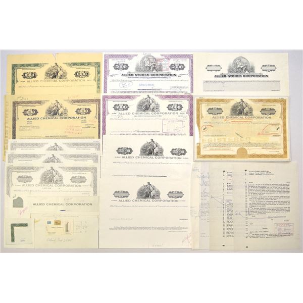 Allied Chemical Corp., 1971-75, Unique Production File with Proofs and Models.