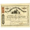 Image 1 : NY. New York & Passaic Copper Co., 1864, I/U Stock Certificate.