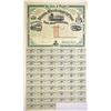 Image 1 : VA. Atlantic, Mississippi & Ohio Rail Road Co., 1871, I/C Coupon Bond signed by Confederate General 