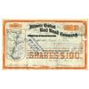 Image 1 : IL. Illinois Central Rail Road Co., 1899, I/C Stock Certificate Issued to Joseph N. Field.