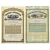 Image 1 : NY. Carthage and Adirondack Railway & New York and Massachusetts Railway, 1883 & 1887, Specimen Gold