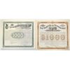 Image 2 : NY. New York Railroad Issued Bond Assortment, 1853 to 1900.