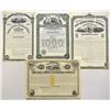 Image 1 : NC., SC., WV. Railroad Coupon Bond Quartet, 1869 to 1906.