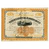 Image 1 : TX. International Railroad Co., 1872, I/C Stock Certificate with U.S. Imprinted Revenue in Middle.