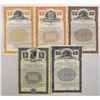 Image 1 : MI. City of Detroit, 1925 to 1936, Specimen Bond Quintet.