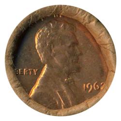 1962 Lincoln Cent RARE Never Opened Original Bank Roll 50 GEMS (COI-5511) (COI-5511)