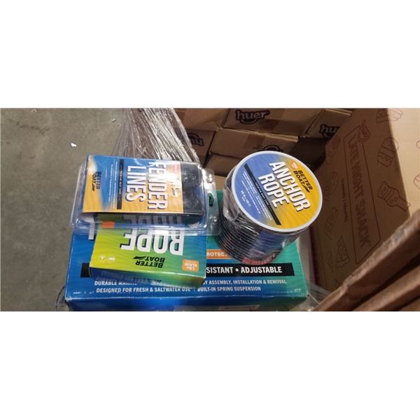 BETTER BOAT TRANSOM SAVER OUTBOARD MOTOR PROTECTION AND ROPE CUTTER AND ANCHOR ROPE AND FENDER LINES
