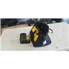 Image 1 : DEWALT 20V BATTERY WITH CHARGER AND BAG