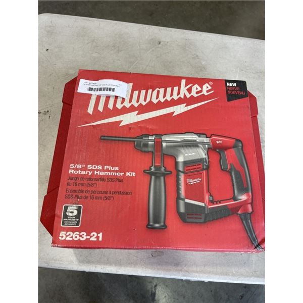 NEW MILWAUKEE 5/8" SDS PLUS ROATARY HAMMER KIT