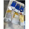 Image 1 : 6 NEW PAIRS WORK GLOVES INCLUDING GANDER BRAND WELDING GLOVES