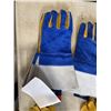 Image 2 : 6 NEW PAIRS WORK GLOVES INCLUDING GANDER BRAND WELDING GLOVES