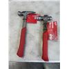 Image 1 : 2 NEW MILWAUKEE HAMMERS -  24OZ STEEL BALL PEEN AND 22OZ MILLED FACE
