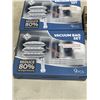 Image 2 : 2 NEW ZENO VACUUM BAG SETS AND 100 STICKS OF CHALK