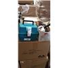 Image 1 : JOBMADE 42" ANGLE GRINDER AND MAKITA FINISHING GRINDER IN CASE