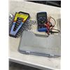Image 1 : TRAY OF TOOLS INCLUDING ITC 11PC WRENCH SET, MASTERCRAFT DIGITAL MULTIMETER AND 25 PCS RUBBER SANDIN