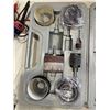 Image 4 : TRAY OF TOOLS INCLUDING ITC 11PC WRENCH SET, MASTERCRAFT DIGITAL MULTIMETER AND 25 PCS RUBBER SANDIN
