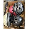 Image 3 : LOT OF SPORTS GEAR - HELMETS, BOCCE, BASEBALL GLOVES, ETC
