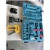 Image 1 : MANUAL WIRE STRIPPING MACHINE, DEWALT COMPACT STAPLER, MAKITA 18V LITHIUM ION BATTERY AND MAKITA HAR