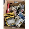 Image 2 : BOX AND BIN OF VARIOUS TOOLS