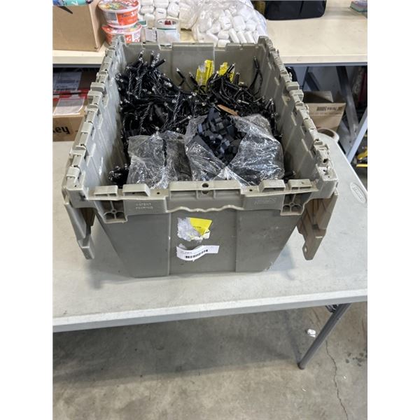 20 STRANDS OF LED LIGHTS WITH HANGERS, ADAPTERS REQUIRED