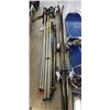 Image 2 : ZENTRIS 152 SNOWBOARD AND BLIZZARD SKIS AND 3 PAIRS OF SKIING POLES