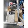 Image 1 : 5 HAND SAWS AND BOX OF TAPE MEASURES, RULERS, ETC