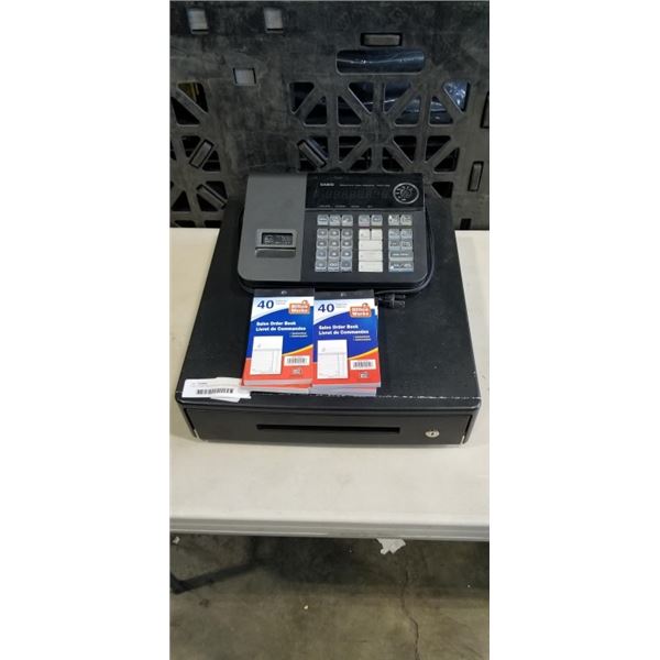 CASIO CASH REGISTER W/ RECIPE PADS - NO KEY