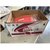 Image 2 : BOX OF  7 NEW RED TABLECLOTHS, 90X156